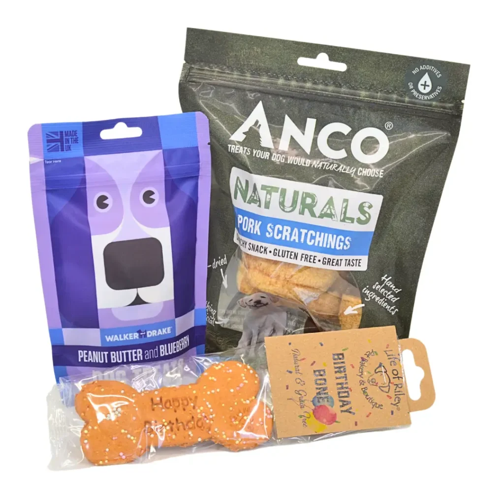 Treats included in Birthday Box bone 2025